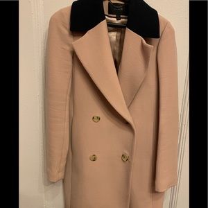 J Crew Dusty Pink Double Breasted Coat